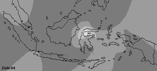 Indonesia wet season (December to March) 