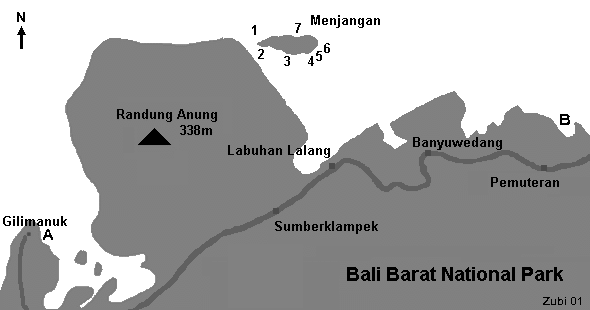 Map Permuteran and Menjangan