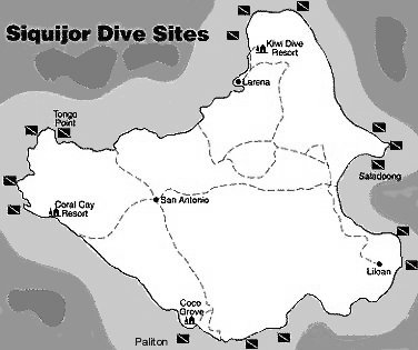 Map of Siquijor
